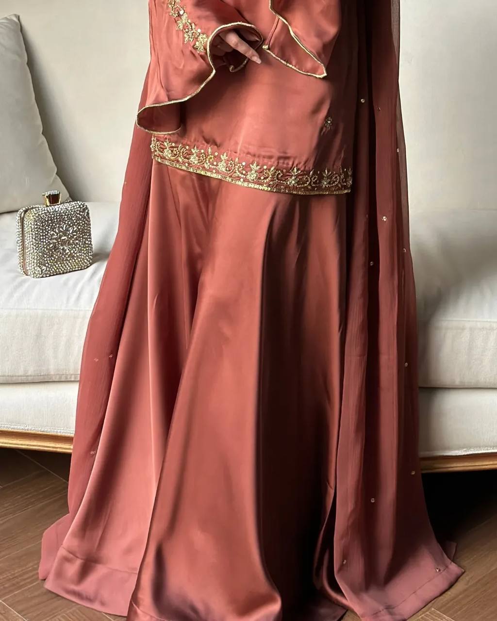 Modern Sienna Bell-Sleeve Silhouette